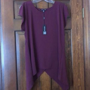 NWT Purple Blouse - Cable and Gauge